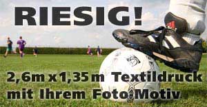 Textildruck f&uuml;r Fotovorhang, Stoffbanner oder Fahne
